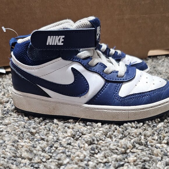 Nike Dunk High Velcro White/Navy - Picture 5 of 5